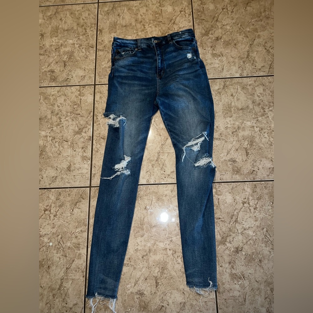 American Eagle Super high rise curvy jeggings